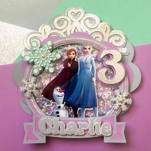 Frozen Cake Shaker Topper